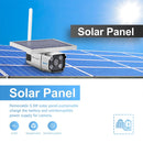 ESCAM QF460 HD 1080P IP67 Waterproof 4G Solar Panel WiFi IP Camera, Support Night Vision / TF Card, JP Plug