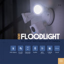 ESCAM QF608 HD 1080P WiFi Floodlight IP Camera, Support Night Vision / PIR Alarm / TF Card / Onvif(White)