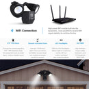 ESCAM QF608 HD 1080P WiFi Floodlight IP Camera, Support Night Vision / PIR Alarm / TF Card / Onvif(White)