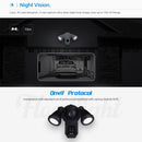 ESCAM QF608 HD 1080P WiFi Floodlight IP Camera, Support Night Vision / PIR Alarm / TF Card / Onvif(White)
