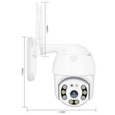 QX21 1080P HD WiFi IP Camera, Support Night Vision & Motion Detection & Two Way Audio & TF Card, EU Plug