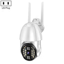 QX33 1080P Panoramic PTZ 360 Degree Rotating WIFI Camera, Support Day and Night Full Color & Two-way Voice Intercom & Motion Detection Alarm & Video Playback & 64GB TF Card, US Plug