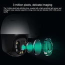 QX36 1080P 3.0MP 3.6mm Lens IP65 Waterproof PTZ 360 Degree Rotating WIFI Camera, Support Day and Night Full Color & Two-way Voice Intercom & Motion Humanoid Detection & Video Playback & 128GB TF Card, AU Plug