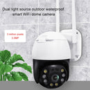 QX36 1080P 3.0MP 3.6mm Lens IP65 Waterproof PTZ 360 Degree Rotating WIFI Camera, Support Day and Night Full Color & Two-way Voice Intercom & Motion Humanoid Detection & Video Playback & 128GB TF Card, US Plug
