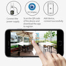 QX41 1080P 2.0MP Dual Lens IP66 Waterproof Panoramic PTZ WIFI Camera, Support Day and Night Full Color & Two-way Voice Intercom & Smart Alarm & Video Playback & 128GB TF Card, UK Plug