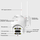 QX48 Pixels 1080P HD Wireless IP Camera, Support Motion Detection & Infrared Night Vision & TF Card(EU Plug)