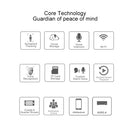 QX48 Pixels 1080P HD Wireless IP Camera, Support Motion Detection & Infrared Night Vision & TF Card(EU Plug)