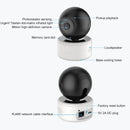 YT46 HD Wireless Indoor Network Shaking Head Camera, Support Motion Detection & Infrared Night Vision & Micro SD Card, US Plug