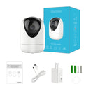 YT47 HD Wireless Indoor Network Shaking Head Camera, Support Motion Detection & Infrared Night Vision & Micro SD Card, UK Plug