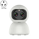 YT48 HD Wireless Indoor Network Shaking Head Binocular Camera, Support Motion Detection & Infrared Night Vision & Micro SD Card, AU Plug