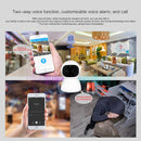 YT48 HD Wireless Indoor Network Shaking Head Binocular Camera, Support Motion Detection & Infrared Night Vision & Micro SD Card, AU Plug