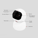 YT48 HD Wireless Indoor Network Shaking Head Binocular Camera, Support Motion Detection & Infrared Night Vision & Micro SD Card, US Plug