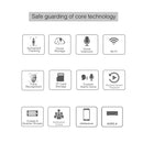 YT48 HD Wireless Indoor Network Shaking Head Binocular Camera, Support Motion Detection & Infrared Night Vision & Micro SD Card, AU Plug