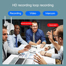 Q20 Outdoor Waterproof Mobile Phone Remotely Rotate Wireless WiFi HD Camera, Support Three Modes of Night Vision & Motion Detection Video / Alarm & Recording, EU Plug