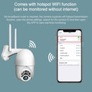 Q10 Outdoor Waterproof Mobile Phone Remotely Rotate Wireless WiFi 10 Lights IR Night Vision HD Camera, Support Motion Detection Video / Alarm & Recording, US Plug