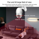 Q10 Outdoor Waterproof Mobile Phone Remotely Rotate Wireless WiFi 10 Lights IR Night Vision HD Camera, Support Motion Detection Video / Alarm & Recording, US Plug