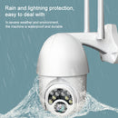 Q10 Outdoor Waterproof Mobile Phone Remotely Rotate Wireless WiFi 10 Lights IR Night Vision HD Camera, Support Motion Detection Video / Alarm & Recording, EU Plug