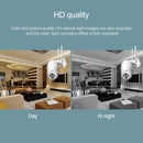 Q10 Outdoor Waterproof Mobile Phone Remotely Rotate Wireless WiFi 10 Lights IR Night Vision HD Camera, Support Motion Detection Video / Alarm & Recording, EU Plug