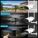 SriHome SH037 4.0 Million Pixel 2.4G+5G WiFi Waterproof Camera, Support Two-way Voice & TF Card & Motion Detection & Full Color Night Vision & AI Human Detection, US Plug