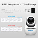 ESCAM PVR008 HD 1080P WiFi IP Camera, Support Motion Detection / Night Vision, IR Distance: 10m, UK Plug