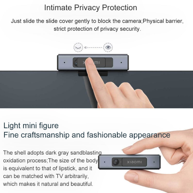 Original Xiaomi 1080P Mini USB TV Camera,Built-in dual microphones