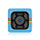 SQ11 Mini DV HD 960P 6 LEDs Sport Recorder Camera with Holder, Support Monitor Detection & IR Night Vision & TF Card(Blue)