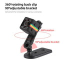 SQ11 Mini DV HD 480P 6 LEDs Sport Recorder Camera with Holder, Support Monitor Detection & IR Night Vision & TF Card (Red)