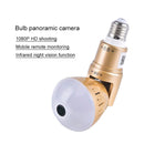 2.0 Megapixel Panoramic Universal Light Bulb Camera Mobile Phone Remote Installation Home Network HD Plug and Play V380 Monitoring