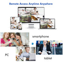 4CH HD 720P 1.0 Mega Pixel 2.4GHz WiFi IP Bullet Camera + NVR Kit