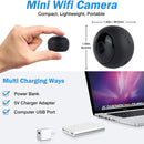 A12-5G 1080P Home Mini HD Infrared Night Vision 5G WiFi Video Camera with 16GB Memory Card(Black)