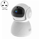 ZAS-5G01 1080P Home 5G WiFi Dual-band Panoramic Camera with 64GB TF Card, Support IR Night Vision & AP Hot Spot & Designated Alarm Area, UK Plug