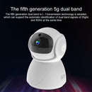 ZAS-5G01 1080P Home 5G WiFi Dual-band Panoramic Camera with 64GB TF Card, Support IR Night Vision & AP Hot Spot & Designated Alarm Area, UK Plug