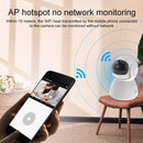 ZAS-5G01 1080P Home 5G WiFi Dual-band Panoramic Camera with 128GB TF Card, Support IR Night Vision & AP Hot Spot & Designated Alarm Area, UK Plug