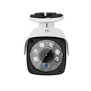 633W / IP POE (Power Over Ethernet) 720P IP Camera Outdoor Home Security Surveillance Camera, IP66 Waterproof, Support Night Vision & Phone Remote View(White)