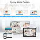 A4B3 / Kit 4CH 1080N Surveillance DVR System and 720P 1.0MP HD Weatherproof CCTV Bullet Camera, Support Infrared Night Vision & P2P & QR Code Scan Remote Access(White)