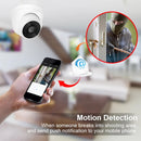 533W / A 3.6mm Lens Wide Angle HD Color 1500 TVL Cmos Sensor CCTV Home Surveillance Dome Camera, Support Day Night Vision(White)