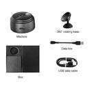 A9 1080P Wifi Wireless Network Camera Wide-angle Recorder(Black)