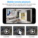 W20 1080P Household Smart Wifi Wireless Network Infrared Low Power Human Detection HD Camera(Black)