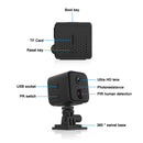W20 1080P Household Smart Wifi Wireless Network Infrared Low Power Human Detection HD Camera(Black)