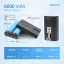 ESCAM G12 1080P Full HD Outdoor IP65 Waterproof Rechargeable Battery Solar Panel PIR Alarm WiFi Camera, Support Night Vision / TF Card / Two Way Audio
