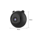 A12 1080P HD Wireless Smart Panda WiFi Remote Camera, Support Night Vision / Motion Detection / TF Card / 150 Degrees View Angle (Black)