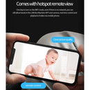 A12 1080P HD Wireless Smart Panda WiFi Remote Camera, Support Night Vision / Motion Detection / TF Card / 150 Degrees View Angle (Black)