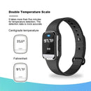 M20 Outdoor Ultrasonic Wave Mosquito Repellent Wristband with Clock & Body Temperature Test(Pink)