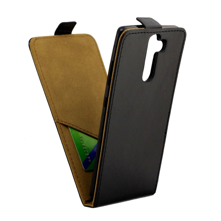 Business Style Vertical Flip TPU Leather Case for Nokia 8 sirocco , with Card Slot (Black)