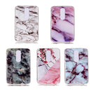 Marble Pattern Soft TPU Case For Nokia 6.1 Plus (Nokia X6)(Grey)