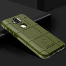 Shockproof Protector Cover Full Coverage Silicone Case for Nokia 8.1 / X7(Army Green)