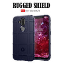 Shockproof Protector Cover Full Coverage Silicone Case for Nokia 8.1 / X7(Dark Blue)