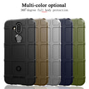 Shockproof Protector Cover Full Coverage Silicone Case for Nokia 8.1 / X7(Black)