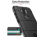 Shockproof Protector Cover Full Coverage Silicone Case for Nokia 8.1 / X7(Black)