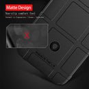 Shockproof Protector Cover Full Coverage Silicone Case for Nokia 8.1 / X7(Black)